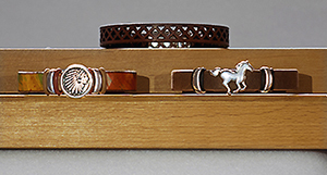 Leather Bracelets by Jan Barnes-Over Home Creations