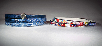 Leather Bracelets by Jan Barnes